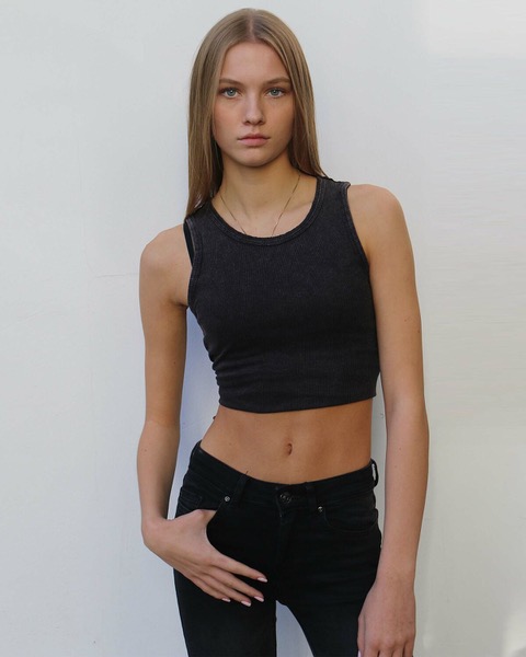Waist up